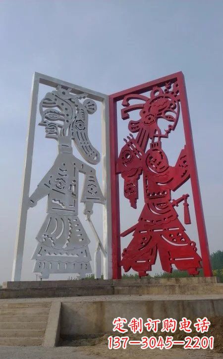 泸州精美皮影戏雕塑——缔造中国城市文化新风貌