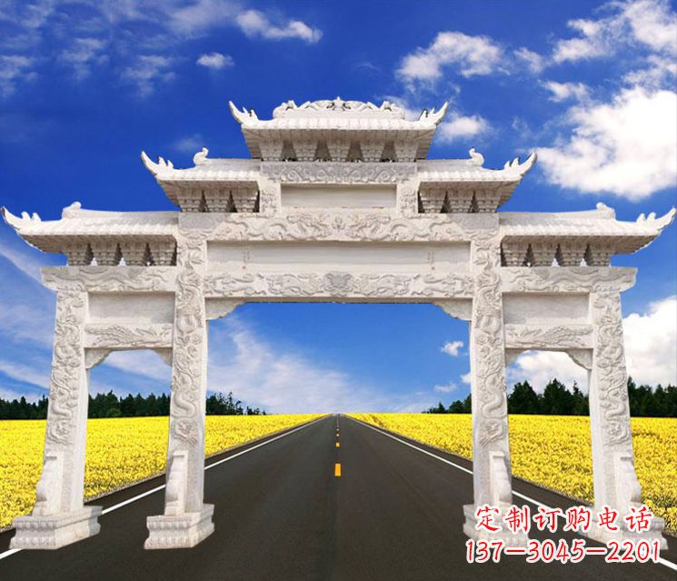 泸州城市牌楼石雕——把文化传承到实体之中