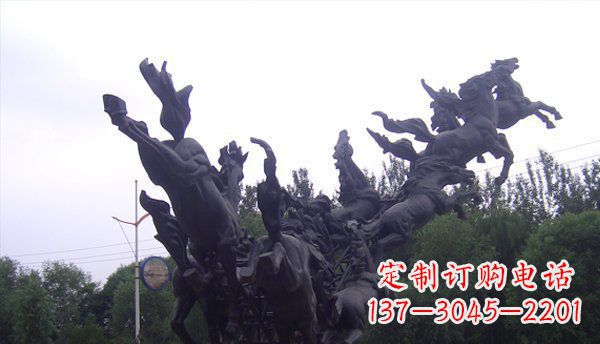 泸州马雕塑精美绝伦的艺术品