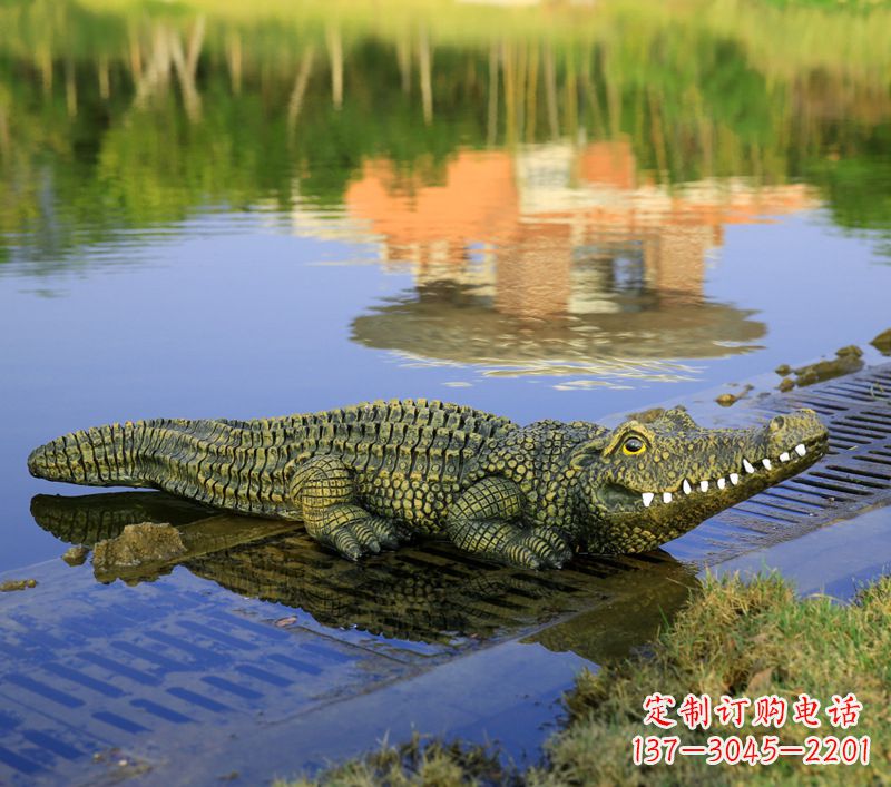 泸州玻璃钢水池雕塑——池塘水景的精美装饰