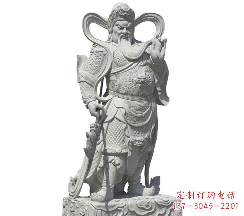 泸州关公雕像象征着威武的英雄