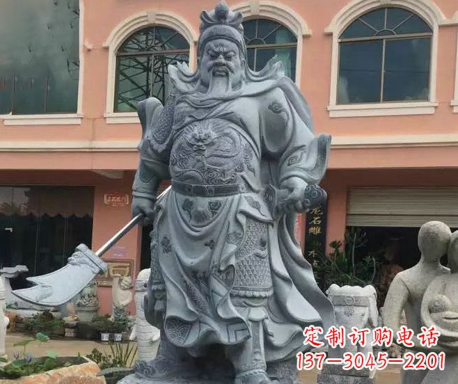 泸州神秘的关公石雕