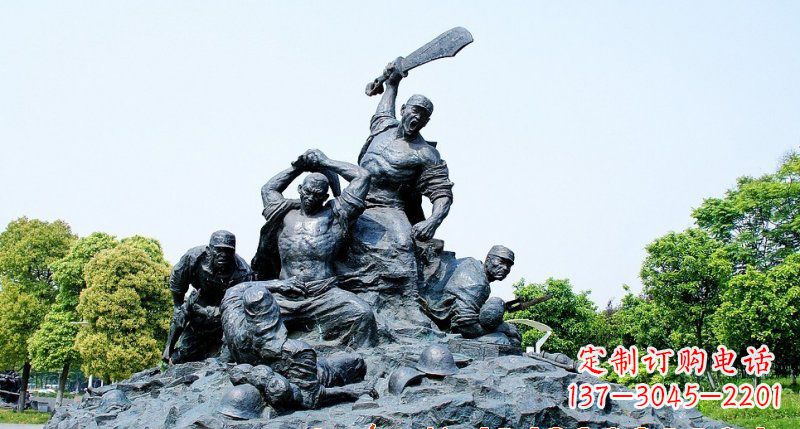 泸州红军雕塑传承冲锋精神