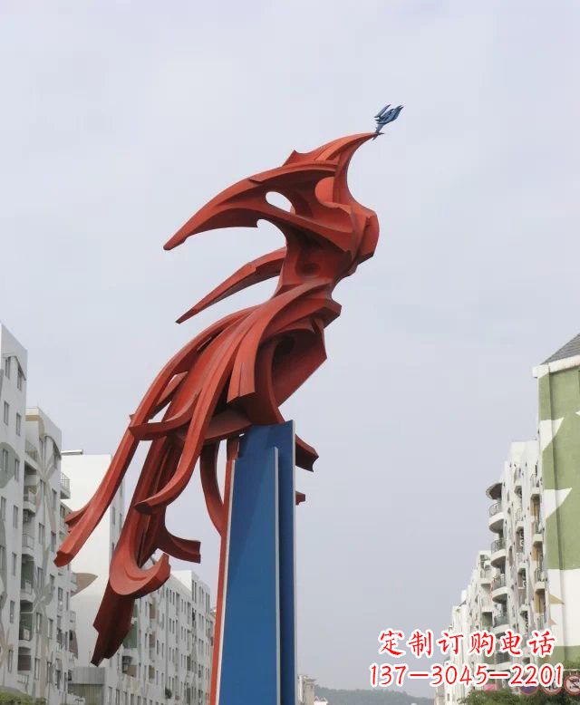 泸州凤凰雕塑传承古老文化的艺术精品