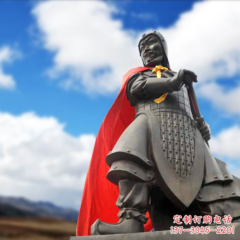 泸州项羽雕塑——历史名人古代帝王的象征