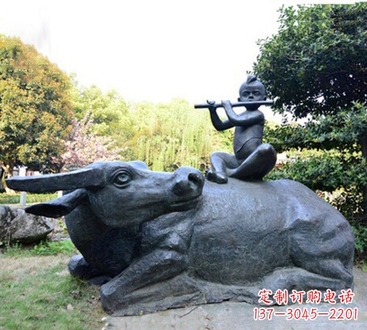 泸州牧童雕塑传承民间文化