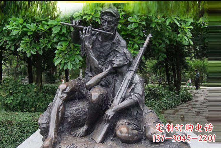 泸州红军战士雕塑——抒发军旅情怀