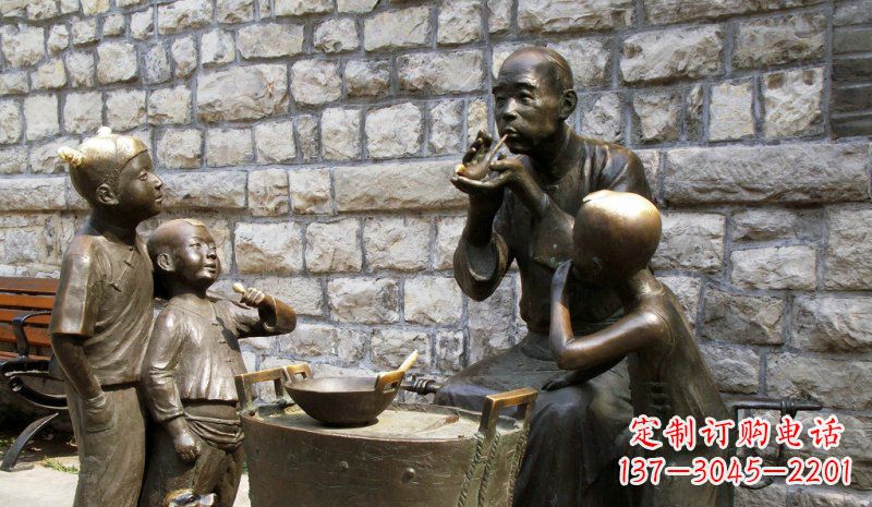 泸州糖果街的精美雕塑