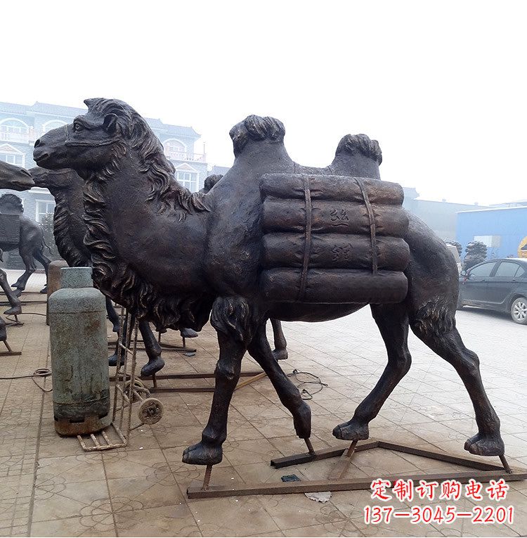 泸州纯铜骆驼雕塑丝绸之路骆驼动物雕塑