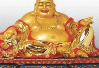 泸州弥勒佛铜雕的精美