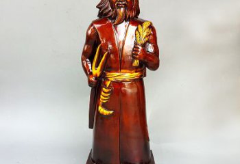 泸州神农氏铜像传承炎帝文化的艺术之作