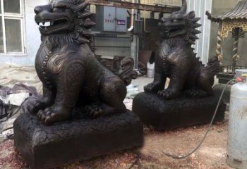 泸州精美纯铜獬豸雕塑中国古代神兽雕刻之美