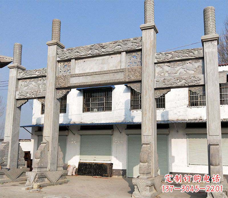 泸州石牌坊雕塑——传承中国传统文化