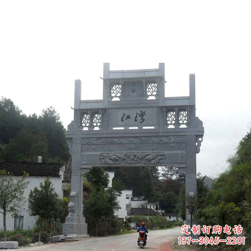 泸州精美石牌坊雕塑——传承中国古典文化