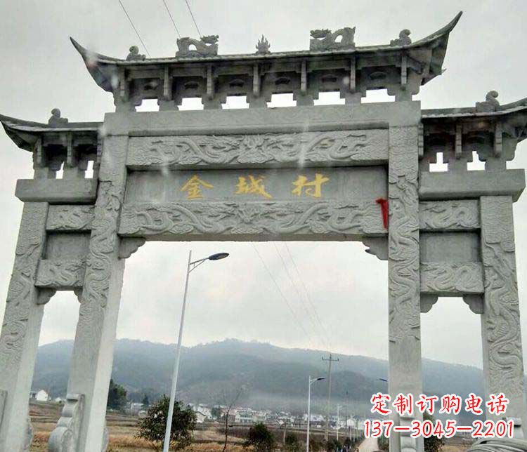 泸州该牌坊雕塑。
