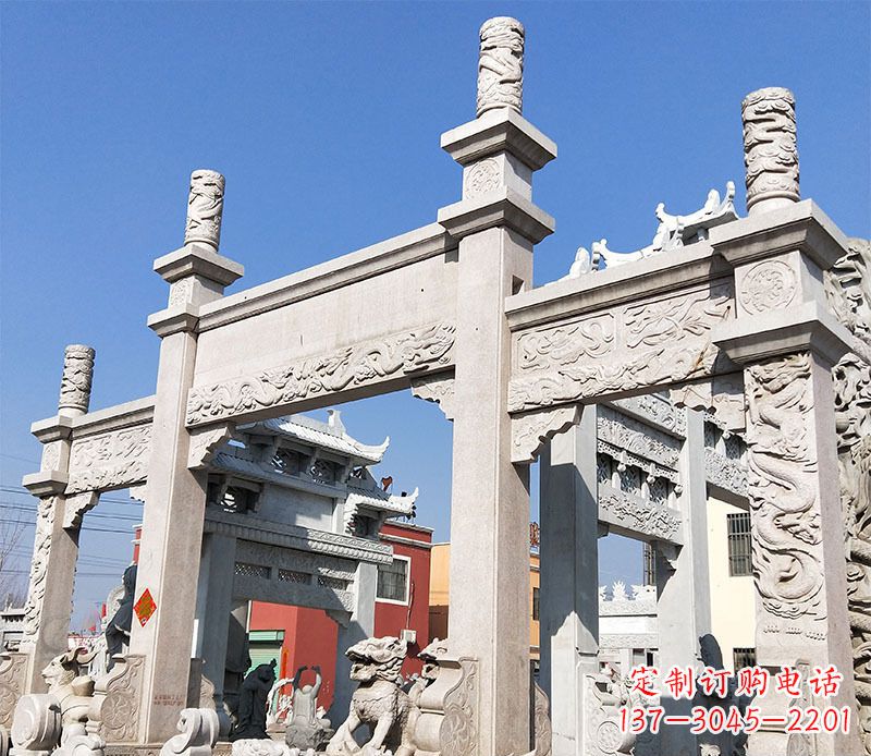 泸州村庄牌坊石雕——记录着悠久历史的传承