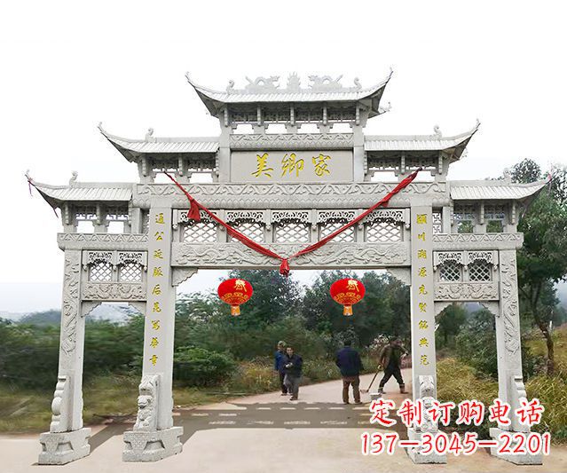 泸州牌坊雕塑珍贵的传统文化