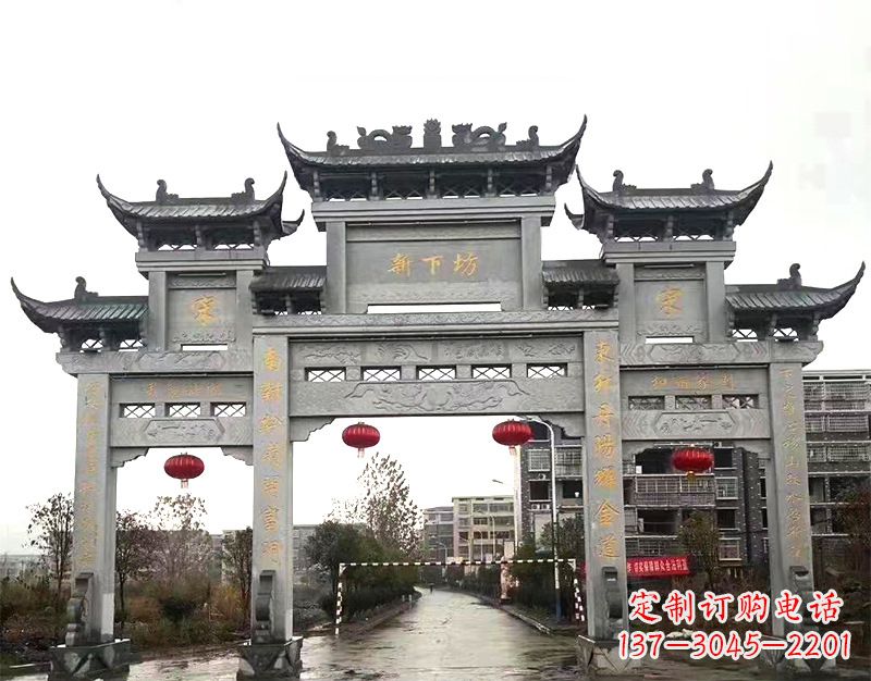泸州村庄石牌坊雕刻传统工艺的精美瑰宝