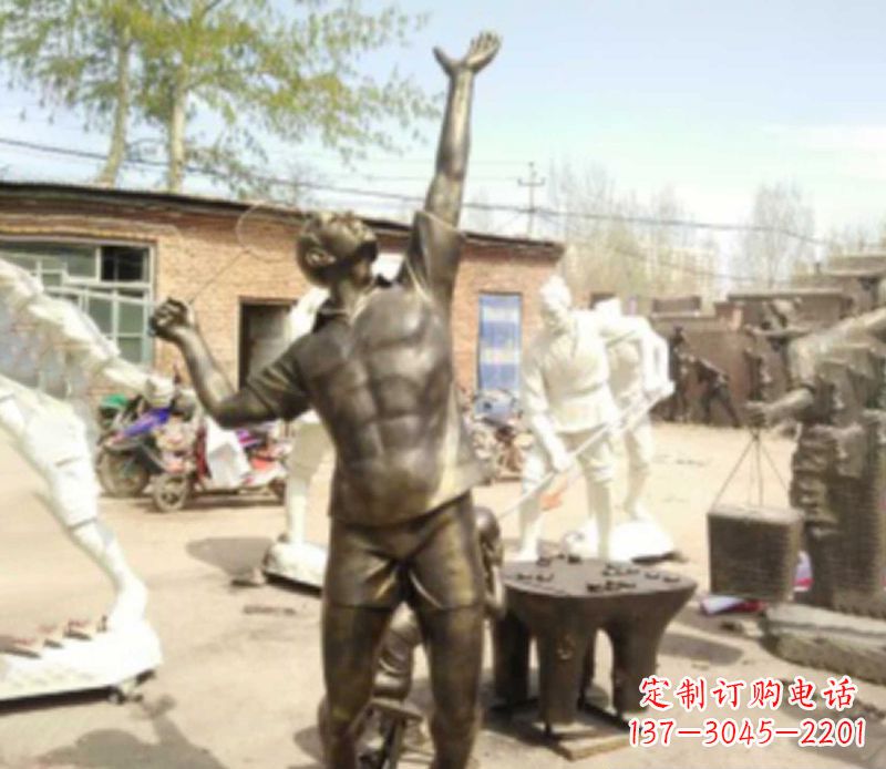 泸州羽毛球雕塑传承运动精神