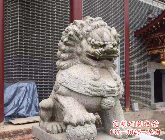 泸州巨型大理石狮子雕塑