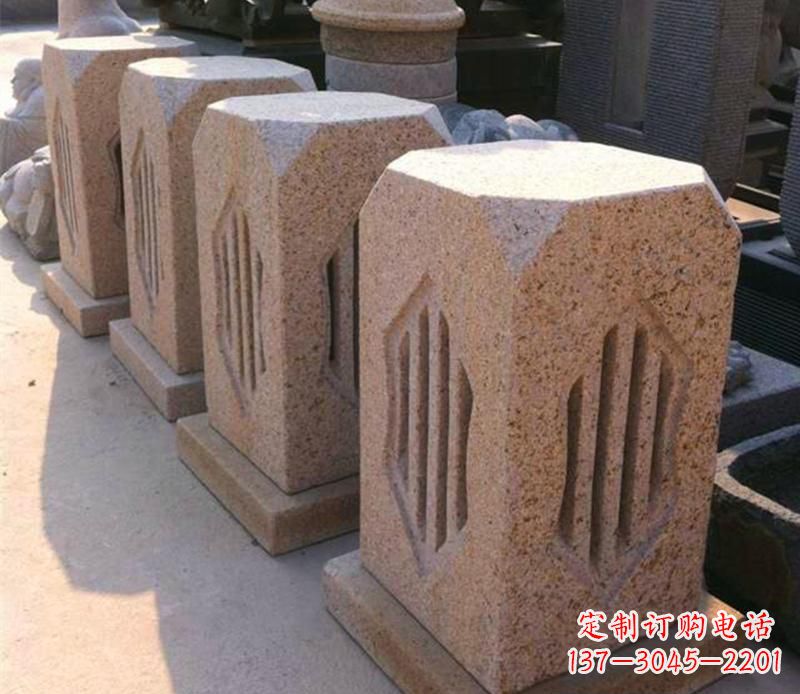 泸州精美的大理石灯雕塑
