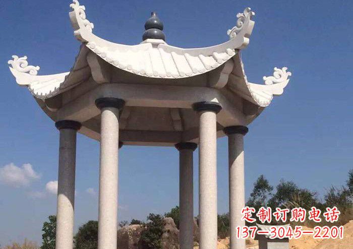泸州大理石凉亭雕塑——传承古代工艺之精粹