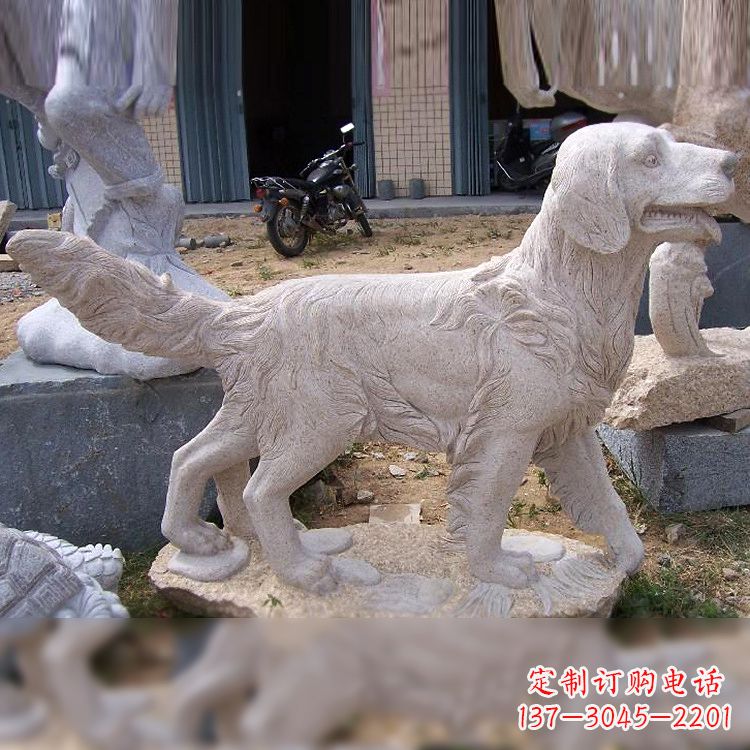 泸州大理石狗雕塑——精致的狗雕塑,让你的生活更有趣