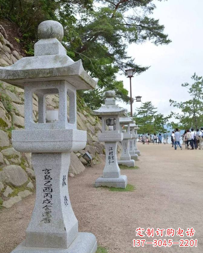 泸州精美古典大理石宫灯雕塑