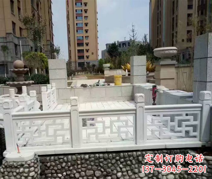 泸州精美大理石国旗台石雕雕塑