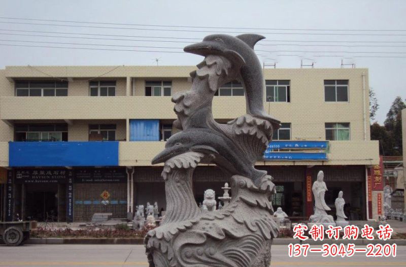 泸州大理石海豚雕塑