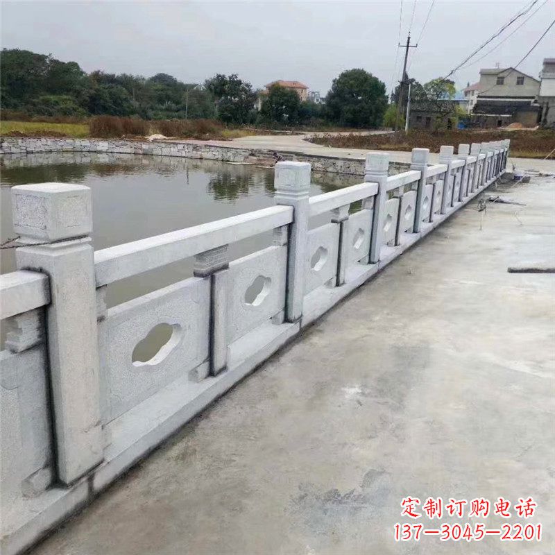 泸州大理石河道石栏杆雕塑