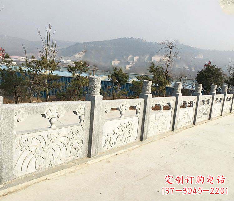 泸州大理石护城河栏板石雕