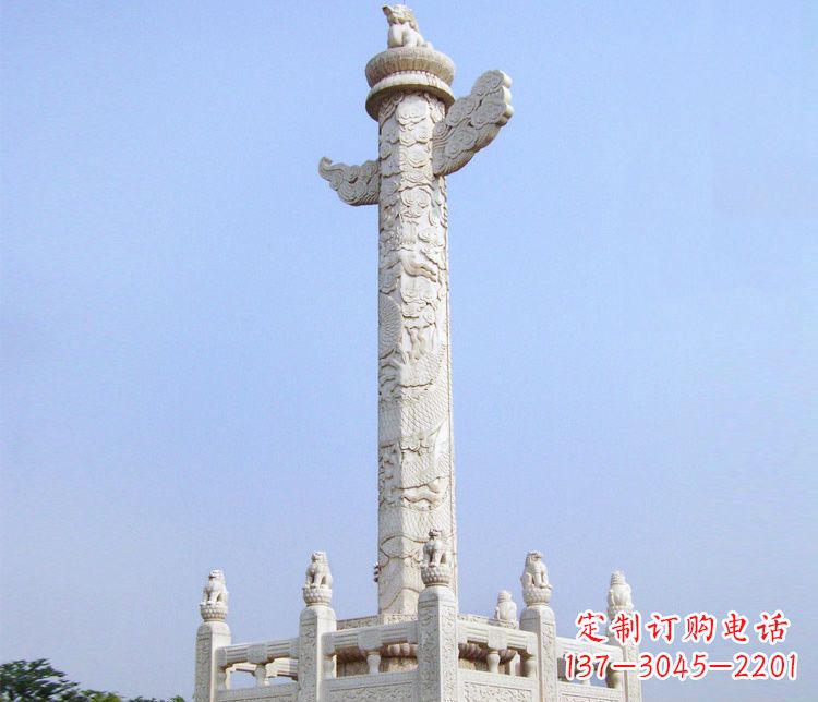 泸州大理石华表雕塑