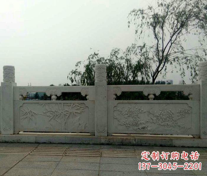 泸州精美大理石栏板石雕