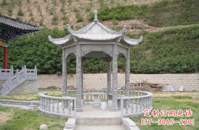 泸州精美大理石凉亭雕塑