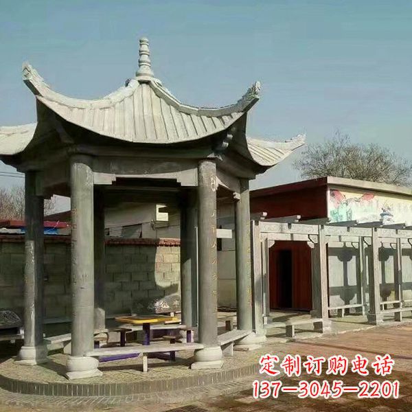 泸州大理石凉亭庭院亭子