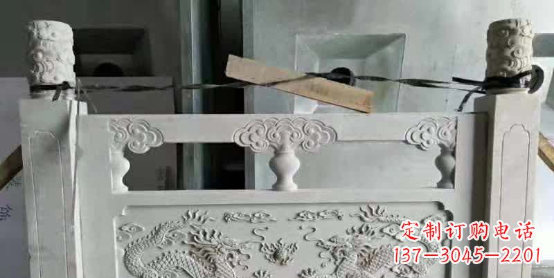 泸州大理石龙浮雕栏板雕塑