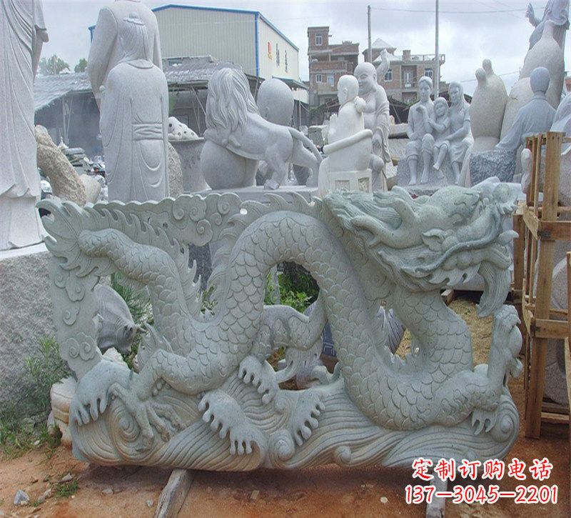 泸州大理石龙石雕传承古老文化,精雕细琢的艺术品