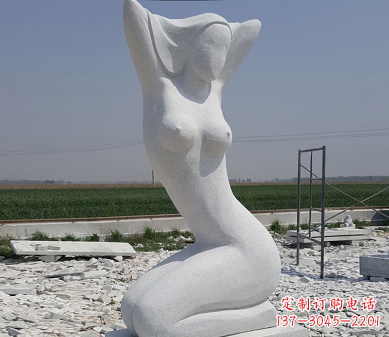 泸州优雅大理石美女雕塑