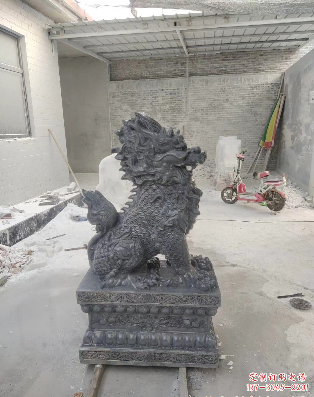 泸州传世工艺大理石麒麟雕塑