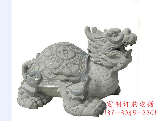 泸州大理石招财龙雕塑