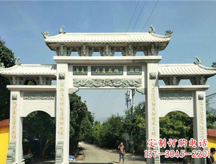 泸州大理石牌坊雕塑