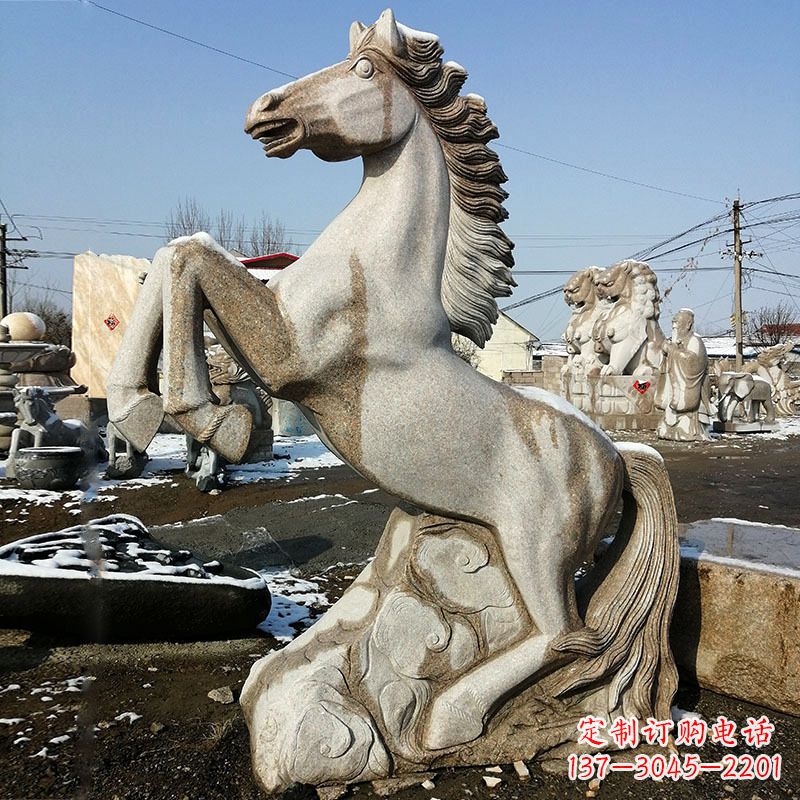 泸州大理石生肖马雕塑