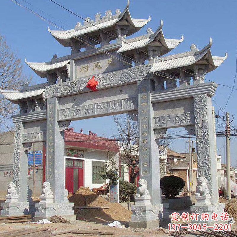 泸州大理石牌坊石雕艺术