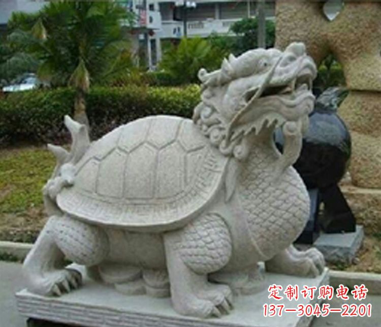 泸州大理石铜钱龙雕塑