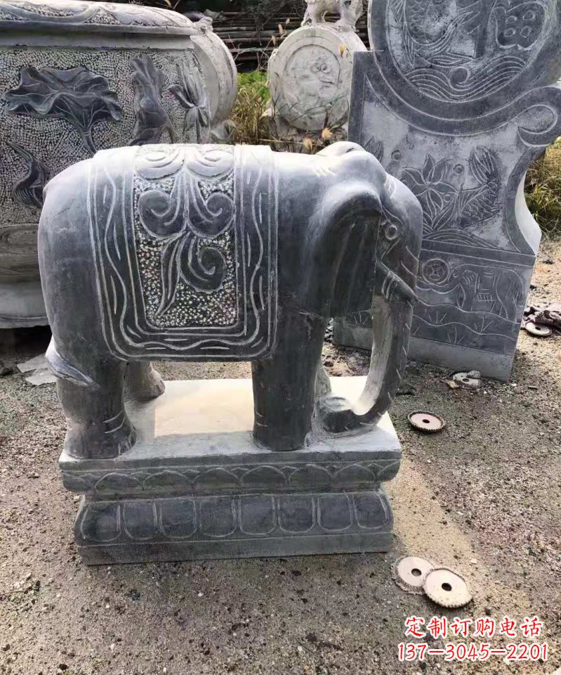 泸州大理石大象雕塑