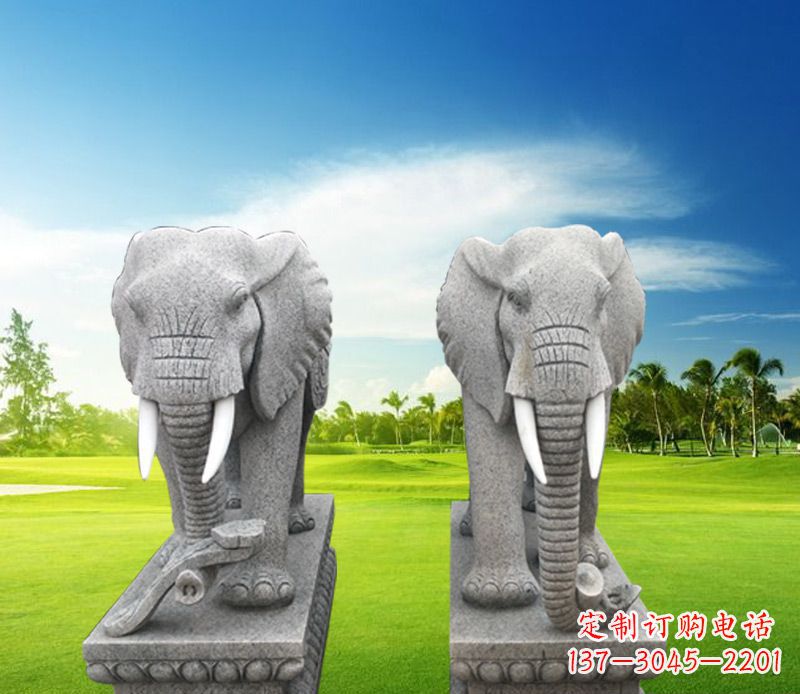 泸州精美大象雕塑,招财进宝