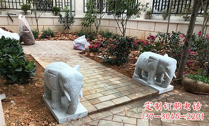 泸州大理石小象石雕,让你的大好家园更加美丽