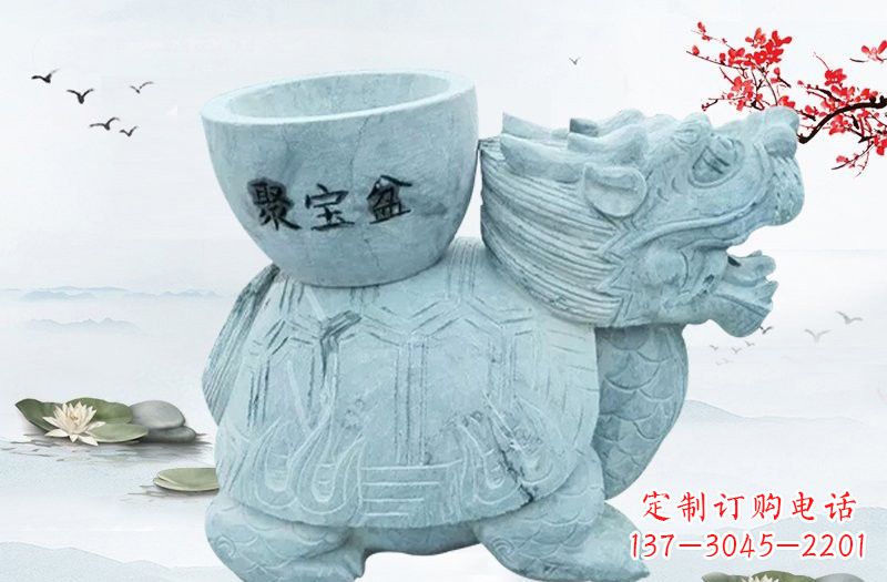 泸州大理石招财龙雕塑