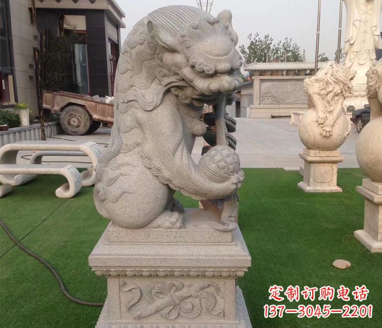 泸州优雅精致的大理石独角兽雕塑